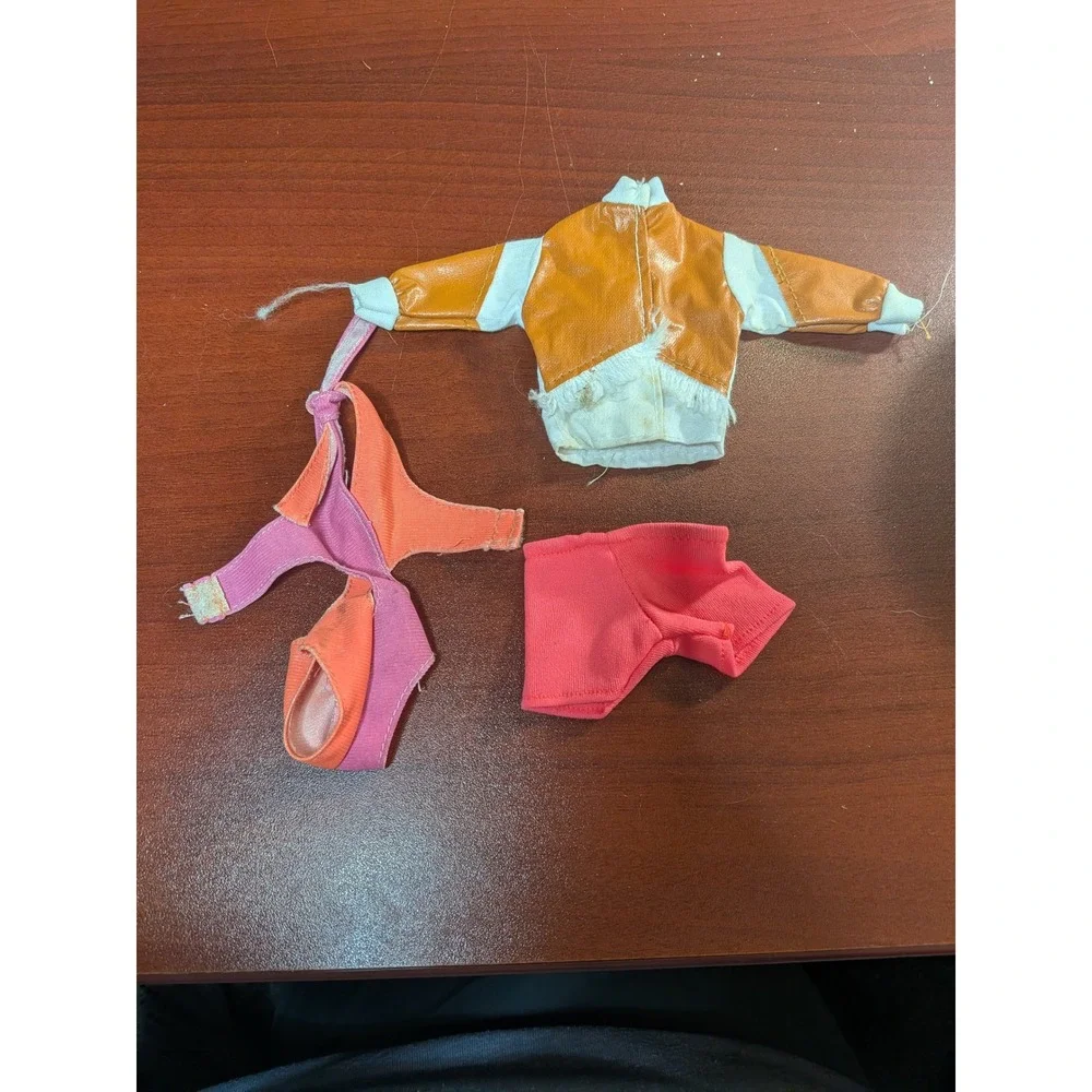 Vintage Barbie Doll Clothes Lot Mixed Accessories Dresses Handmade Outfits 65pc